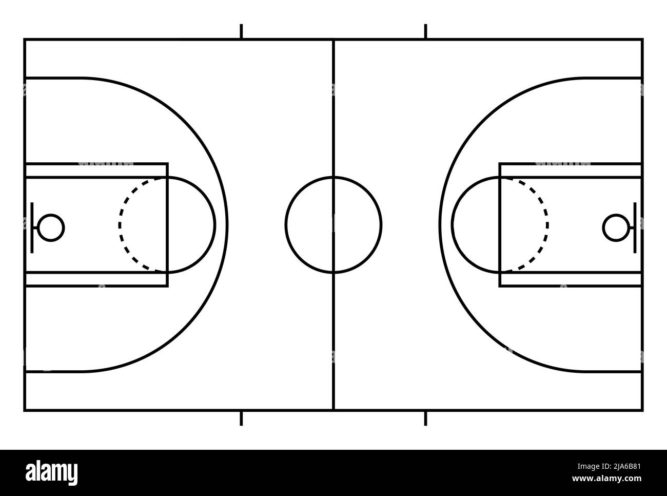 Icono de cancha de baloncesto, área de parquet en el suelo, símbolo de  deporte americano superior, ilustración de vector de campo de cesta Imagen  Vector de stock - Alamy