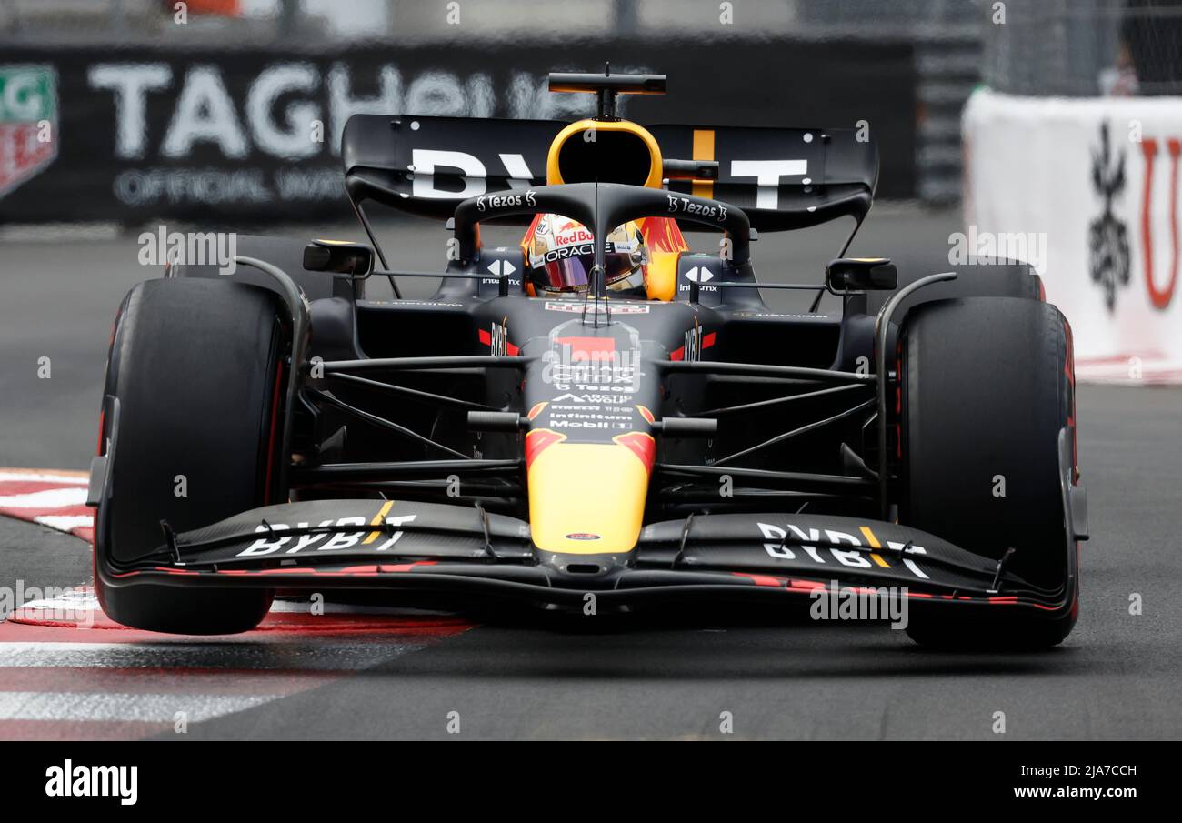 Formula One F1 - Gran Premio de Mónaco - Circuit de Monaco, Monte Carlo,  Mónaco - 28 de mayo de 2022 Red Bull's Max Verstappen durante la  clasificación REUTERS/Benoit Tessier Fotografía de stock - Alamy