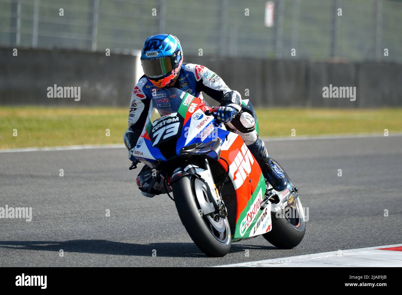 Alex Márquez Motogp Team LCR Calificando en el circuito de Mugello durante  el Campeonato Mundial de MotoGP Gran Premio d'Italia Oakley Calificando el  28 de mayo de 2022 en el Circuito Internacional