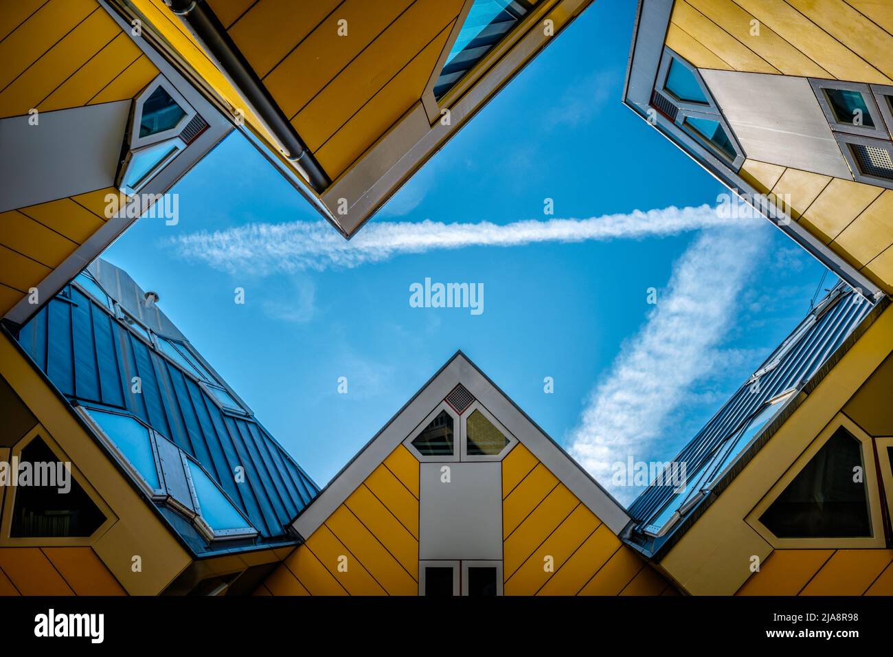 Casas cubo en Rotterdam, Países Bajos Foto de stock