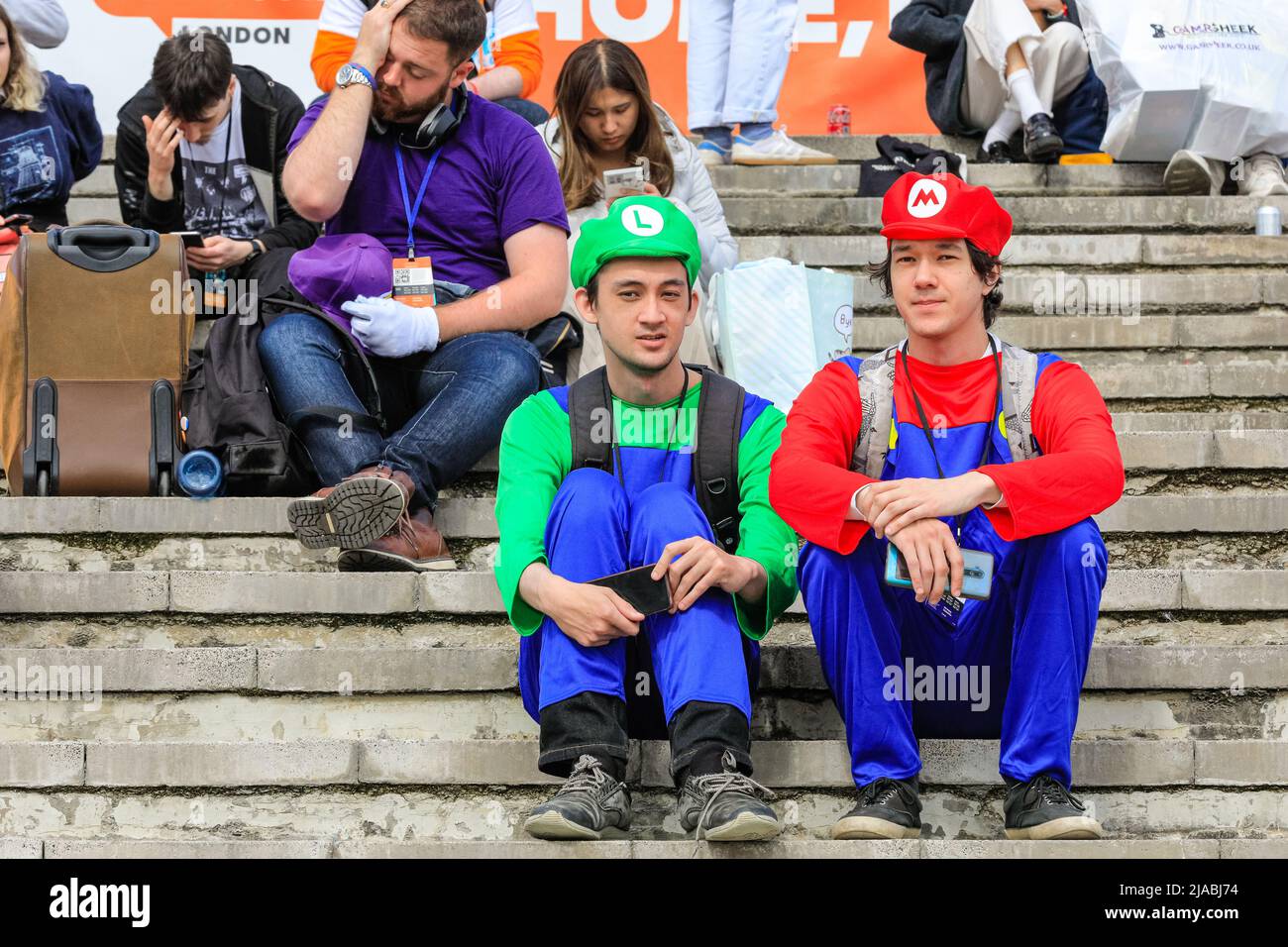 Cosplayer di super mario immagini e fotografie stock ad alta risoluzione -  Alamy