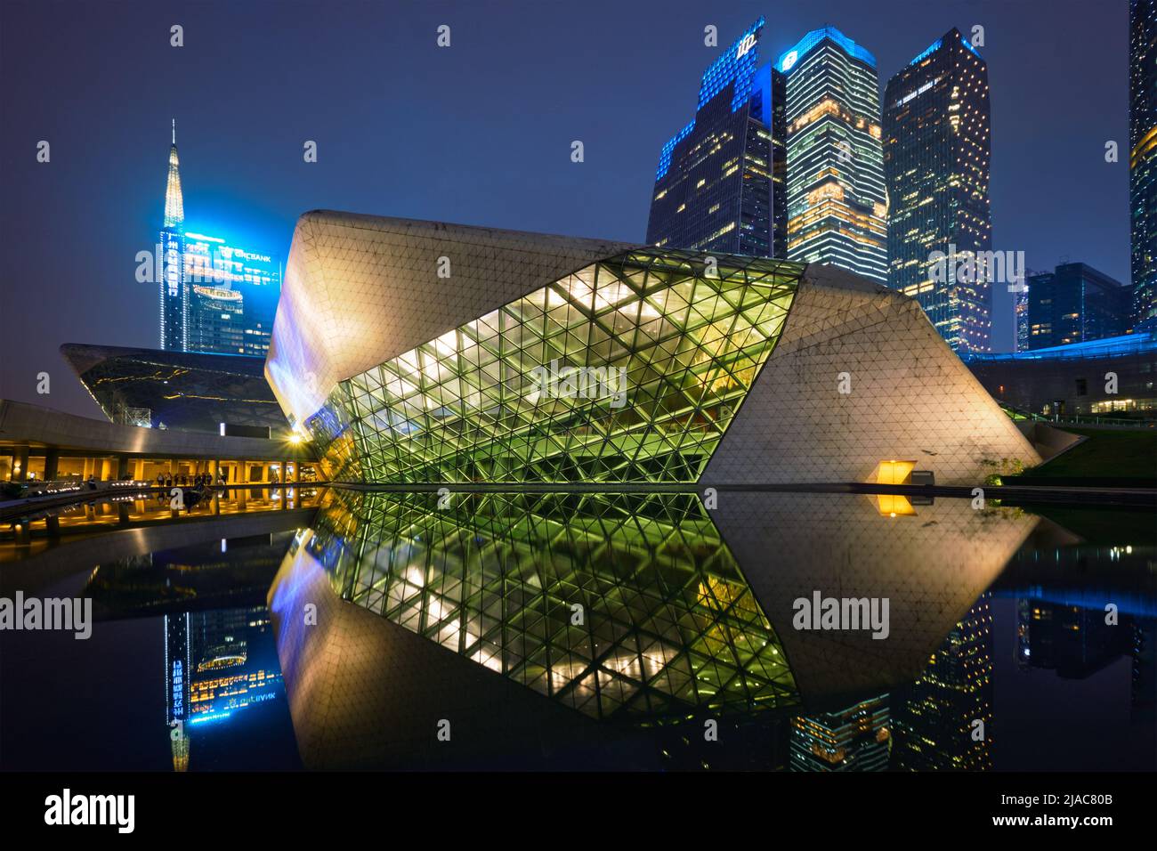 Guangzhou Opera House. Guangzhou, China Foto de stock