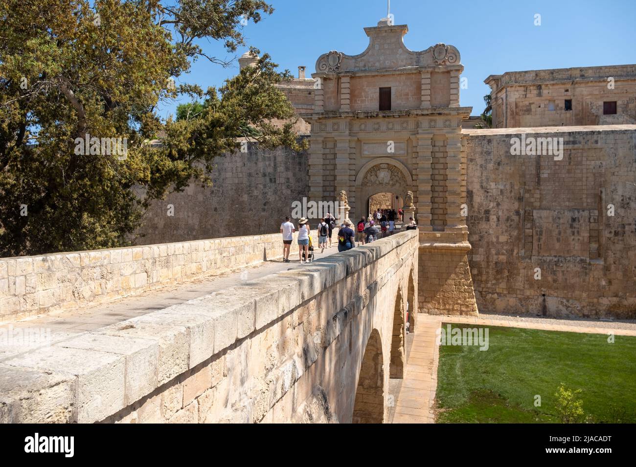 City Gate, Mdina, Malta Foto de stock