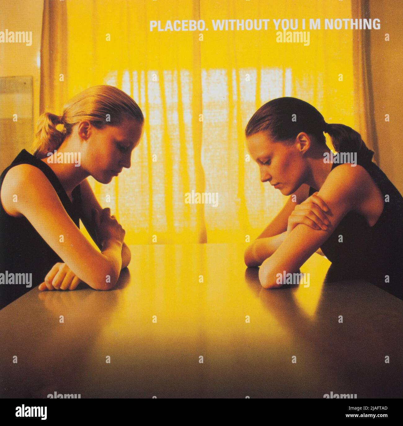La portada del álbum del cd a, sin ti no soy nada por placebo Foto de stock