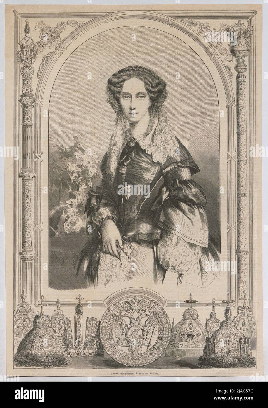 Maria Alexandrowna, emperatriz de Rusia. ' Foto de stock