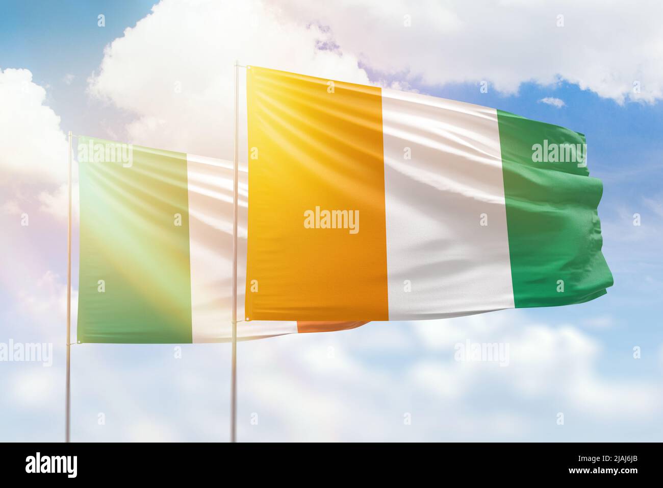 Bandera De Costa De Marfil E Irlanda Costa de marfil irlanda fotografías e imágenes de alta resolución - Alamy