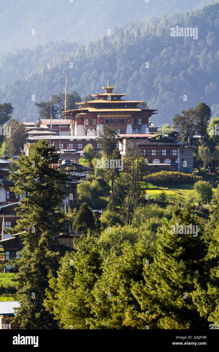 Unnamed Road, , Wangdue Phodrang, Bután (BT) Foto de stock