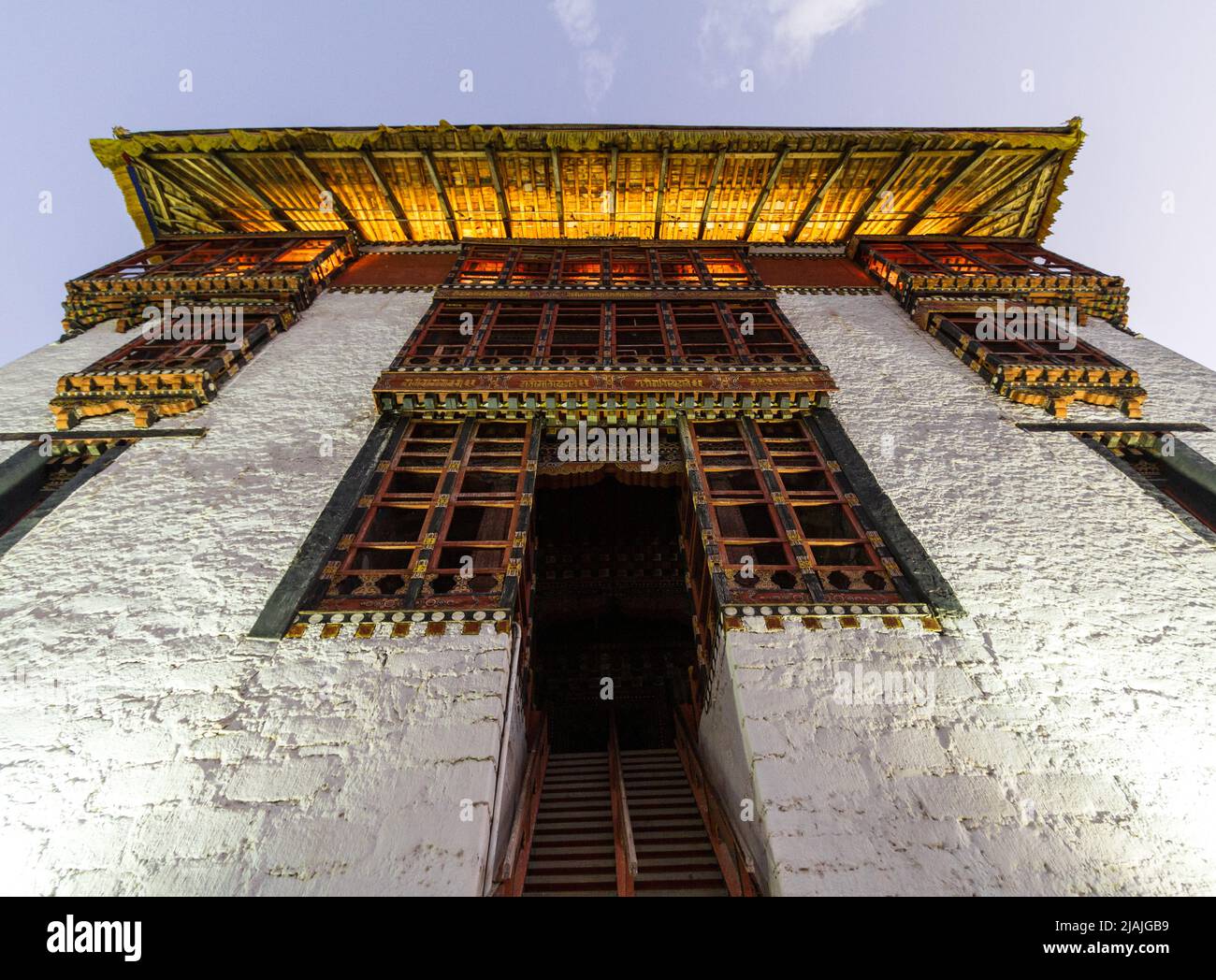 Tashichho Dzong, Thimphu, Thimphu, Bután (BT) Foto de stock
