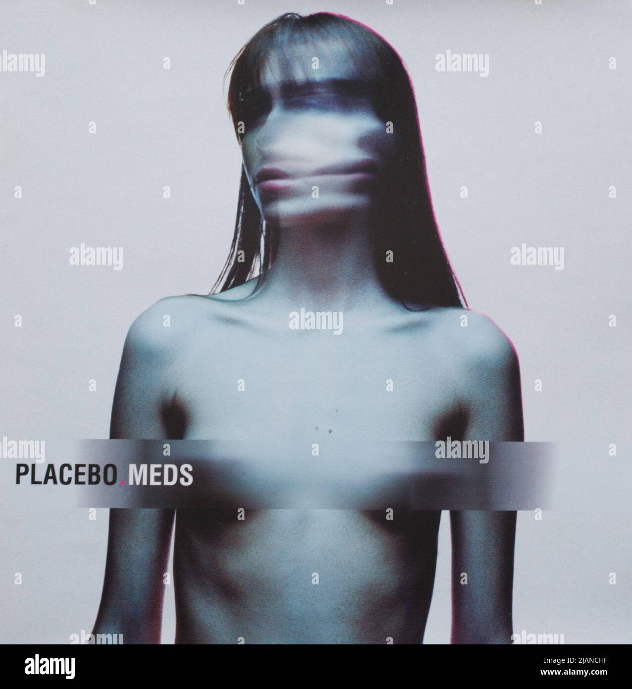 El álbum de CD de música, Meds by Placebo Foto de stock