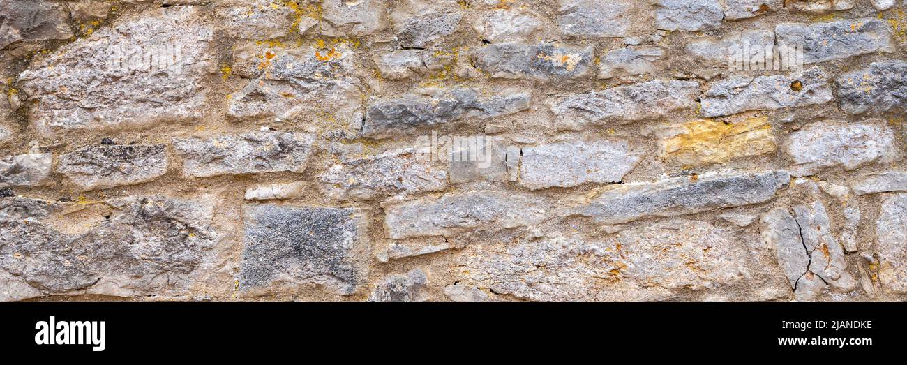 Historische Mauer mit alten Steinen Foto de stock