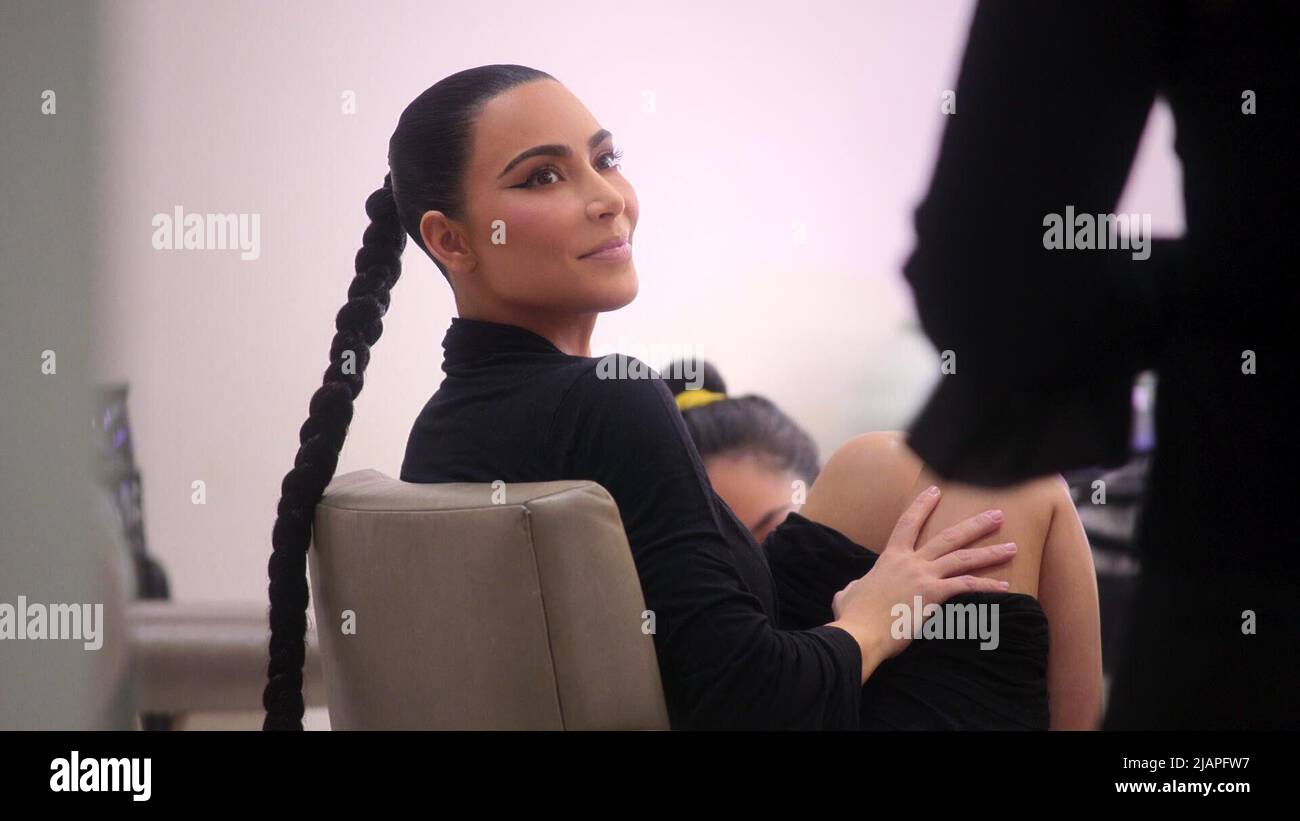 LOS KARDASHIANS, Kim Kardashian, 'Donde he estado y Donde voy quiero ir', (Temporada 1, ep. 107, emitido el 26 de mayo de 2022). Foto: ©Hulu / Cortesía Colección Everett Foto de stock