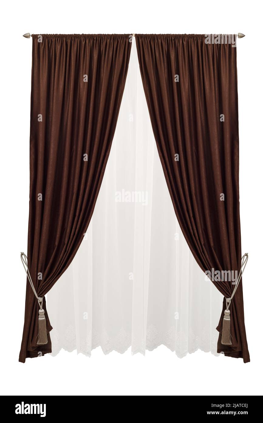 Hermosas cortinas con riel de anillo, de, Premium Photo #Freepik #photo  #fondo #patron #abstracto #textura