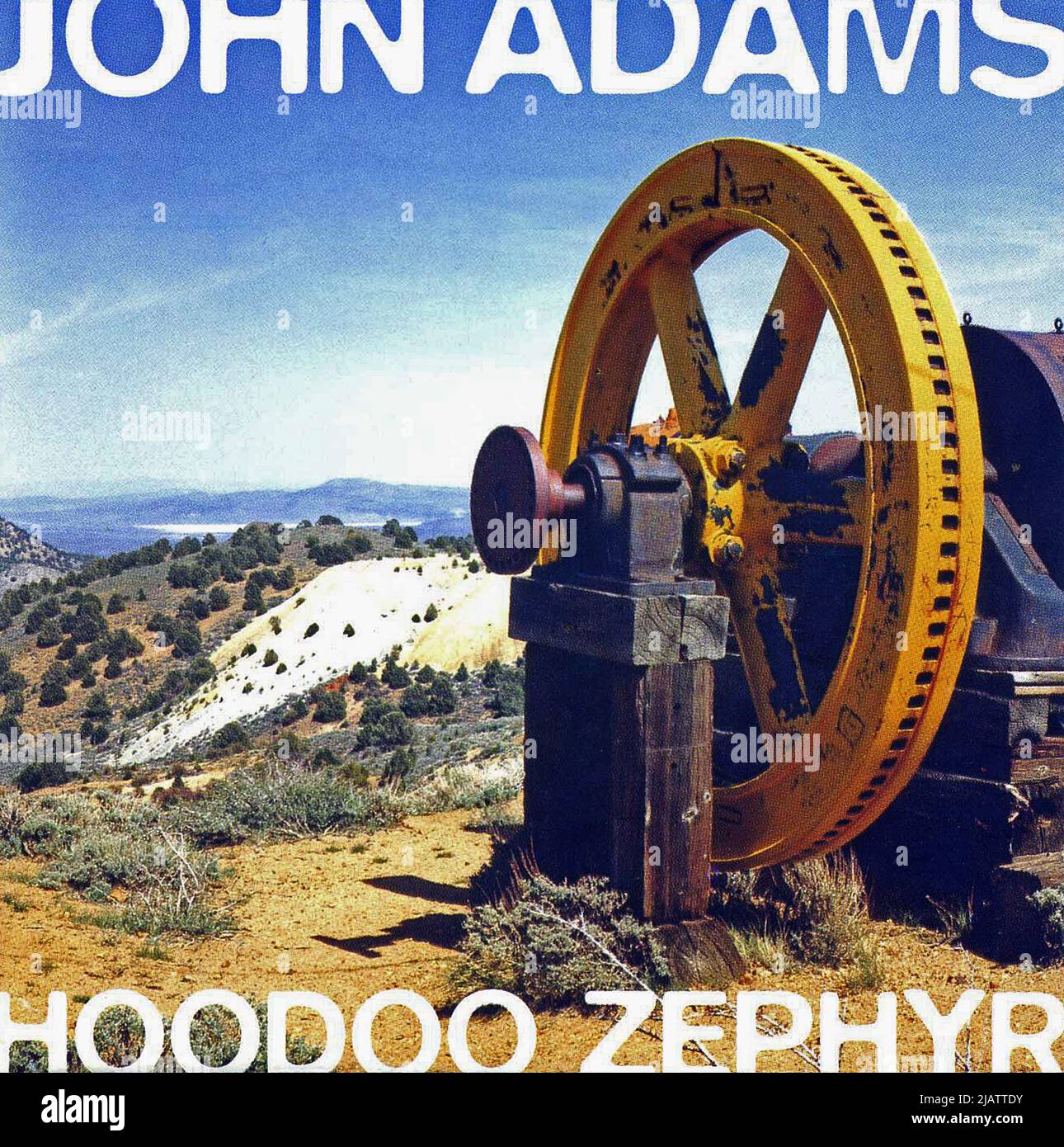 CD Cover.'Hoodoo Zephyr'. John Adams. Foto de stock