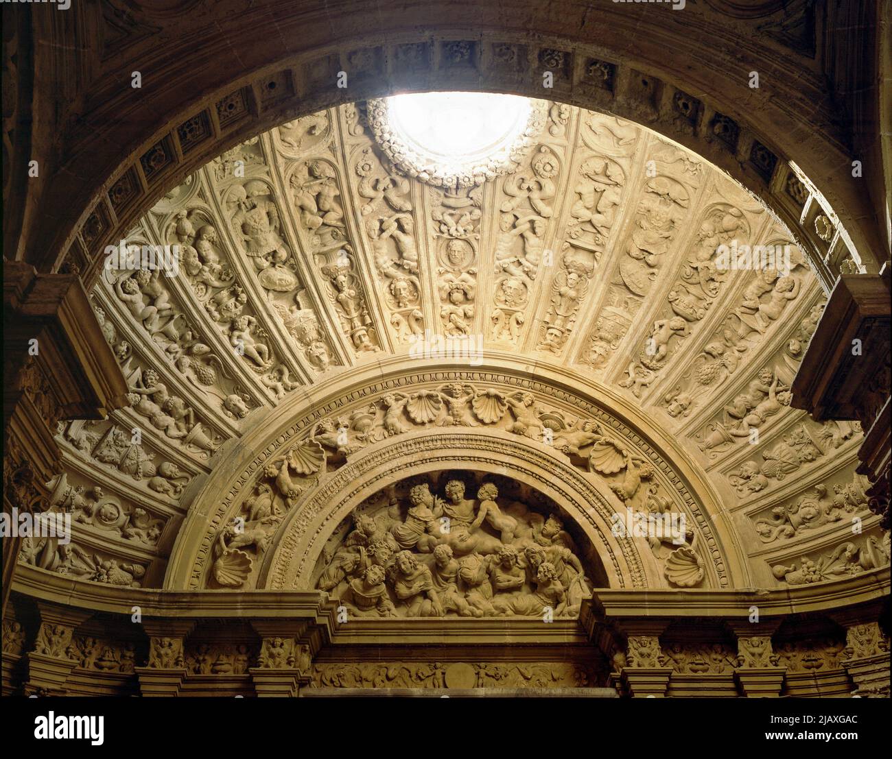 Murcia, Kathedrale, Seitenkapelle Gewölbe, Foto de stock