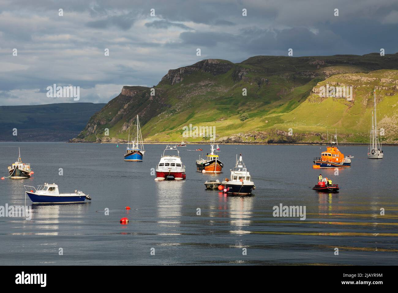 Portree, Isla de Skye, Escocia, Reino Unido Foto de stock