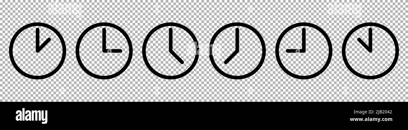 Icono de temporizador conjunto de símbolos Diseño sencillo Imagen Vector de  stock - Alamy