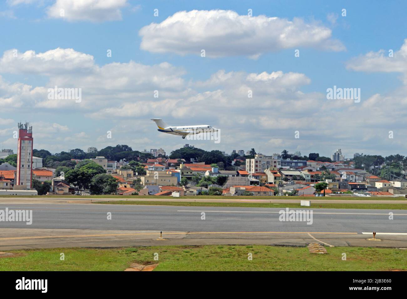 Vistas aéreas de centros urbanos, Sao Paulo - Brasil Foto de stock