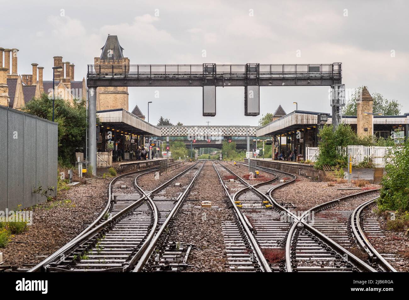 La Estación Central de Lincoln, Lincoln, Lincolnshire, Reino Unido Foto de stock