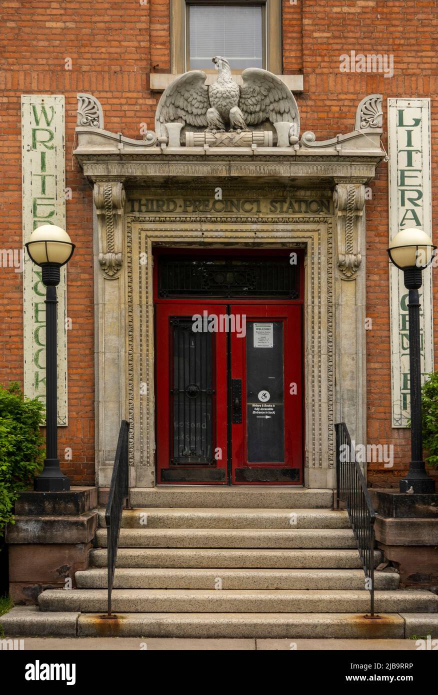 Centro literario de escritores y libros en Rochester, Nueva York Foto de stock
