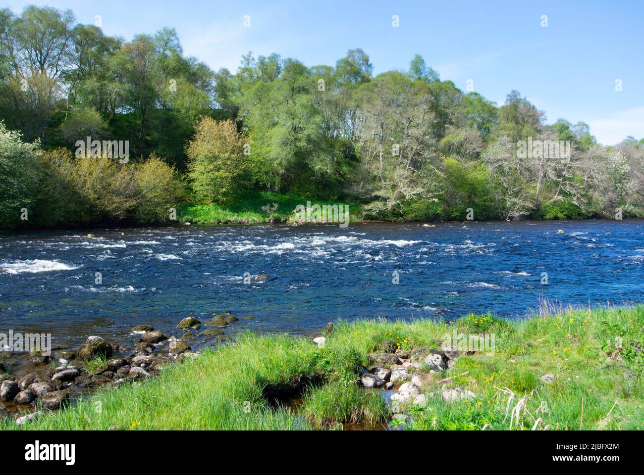 Río Spey, Foto de stock
