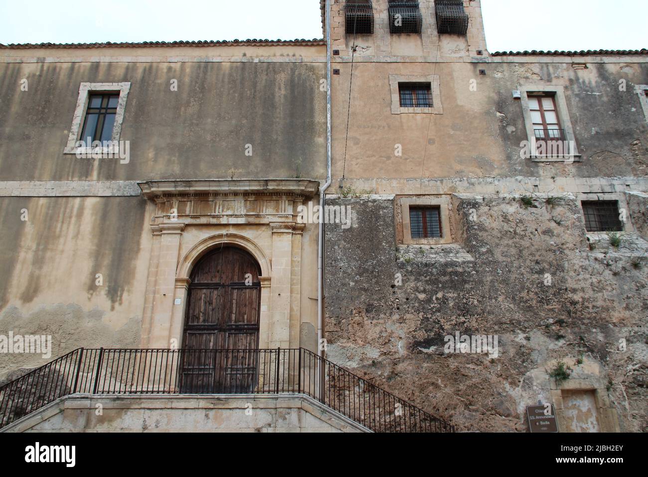 iglesia (ss. annunziata e badia) en noto en sicilia (italia) Foto de stock