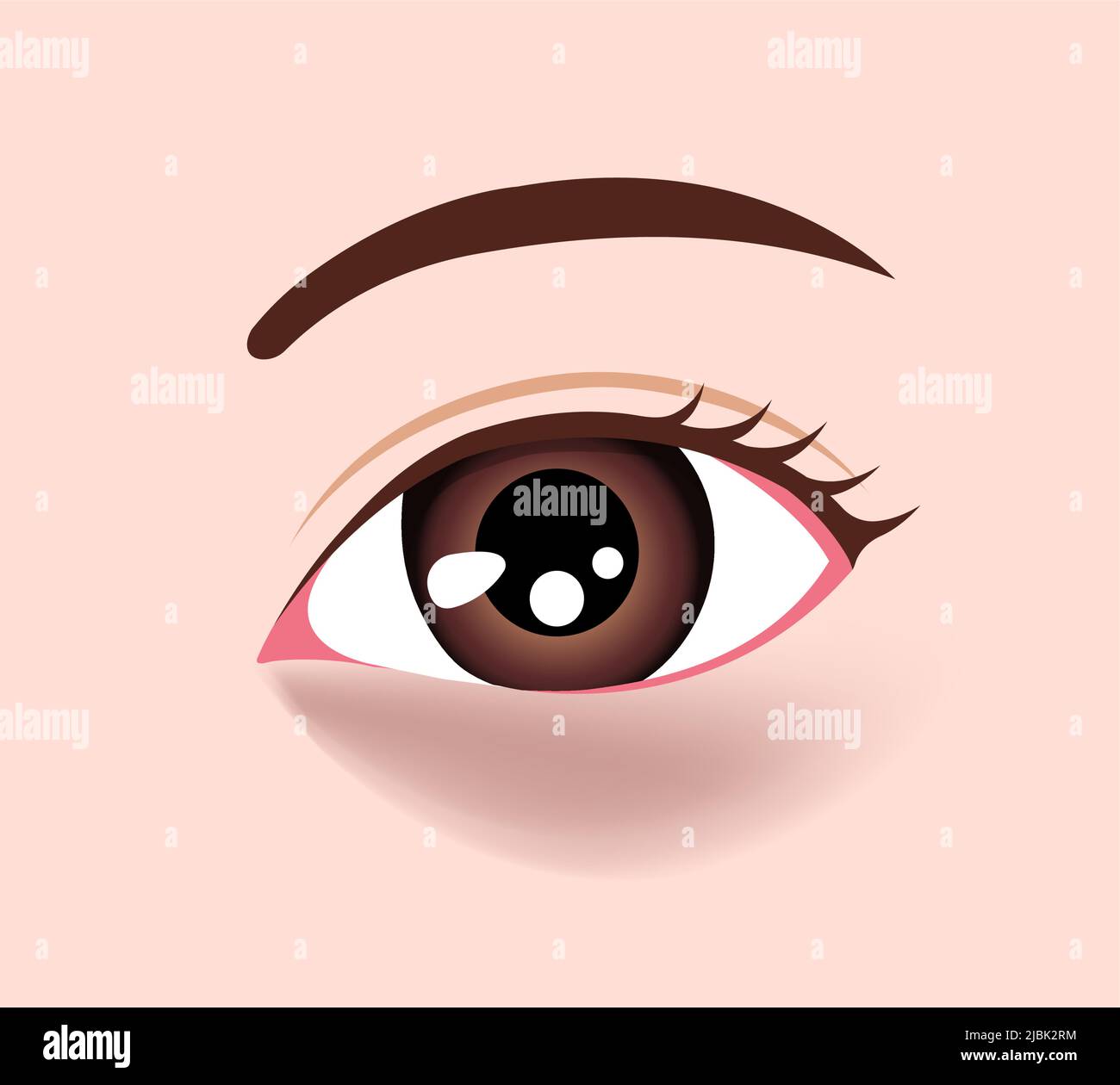 Ojos cafes Imágenes vectoriales de stock - Alamy Ojos cafes Imágenes vectoriales de stock - Alamy