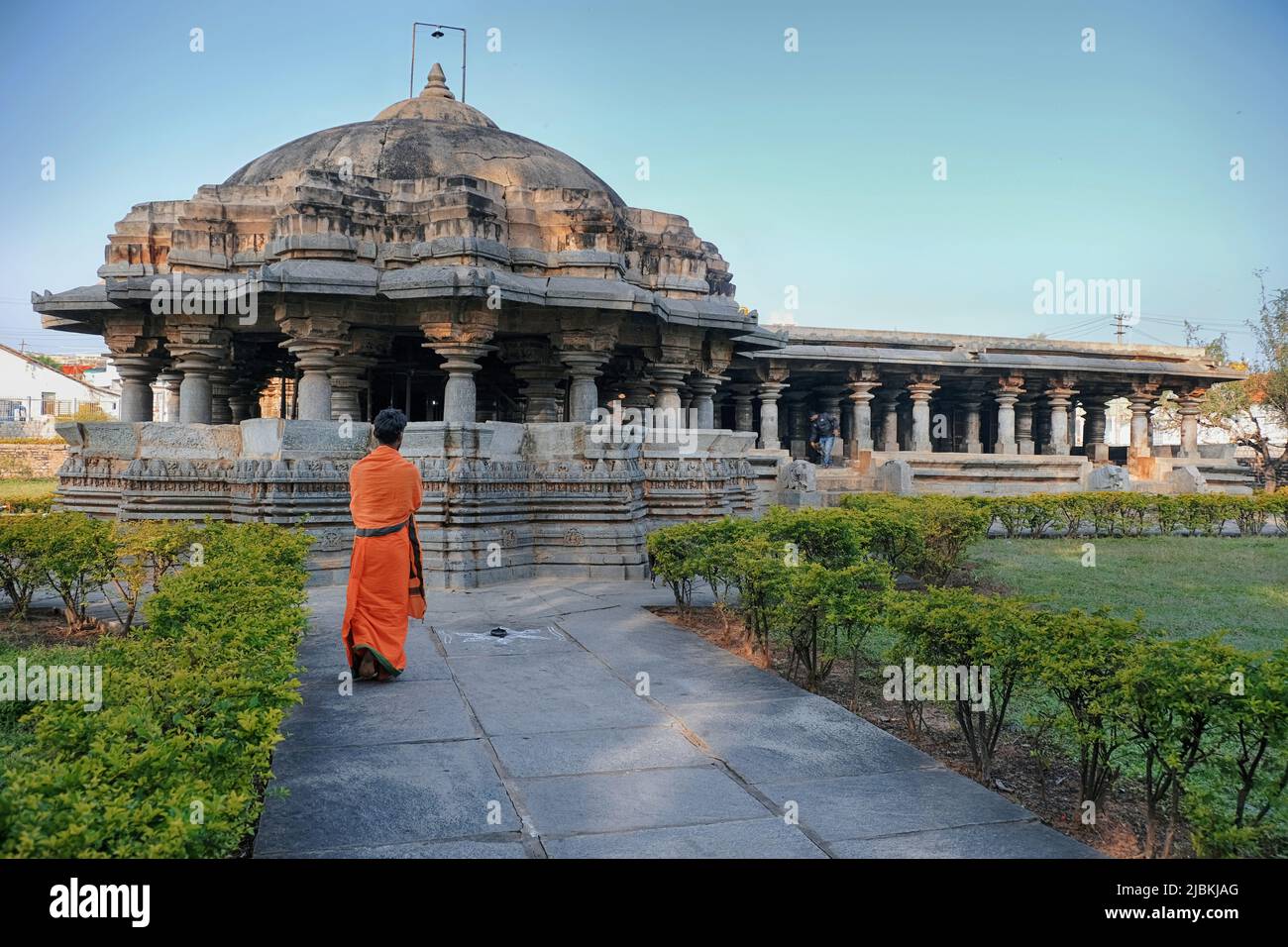 Templo de Chandramouleshwara (Templo de Ishwara). , Arasikere se encuentra en el distrito de Hassan de Karnataka. Foto de stock