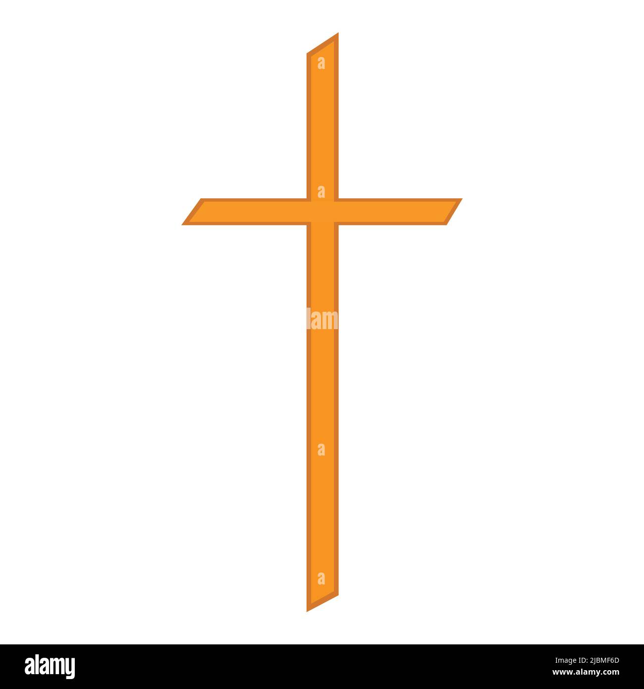 conjunto de cruz cristiana sobre fondo blanco signo de creencia religiosa  cristiana símbolo de la cruz cristiana estilo plano 12325465 Vector en  Vecteezy