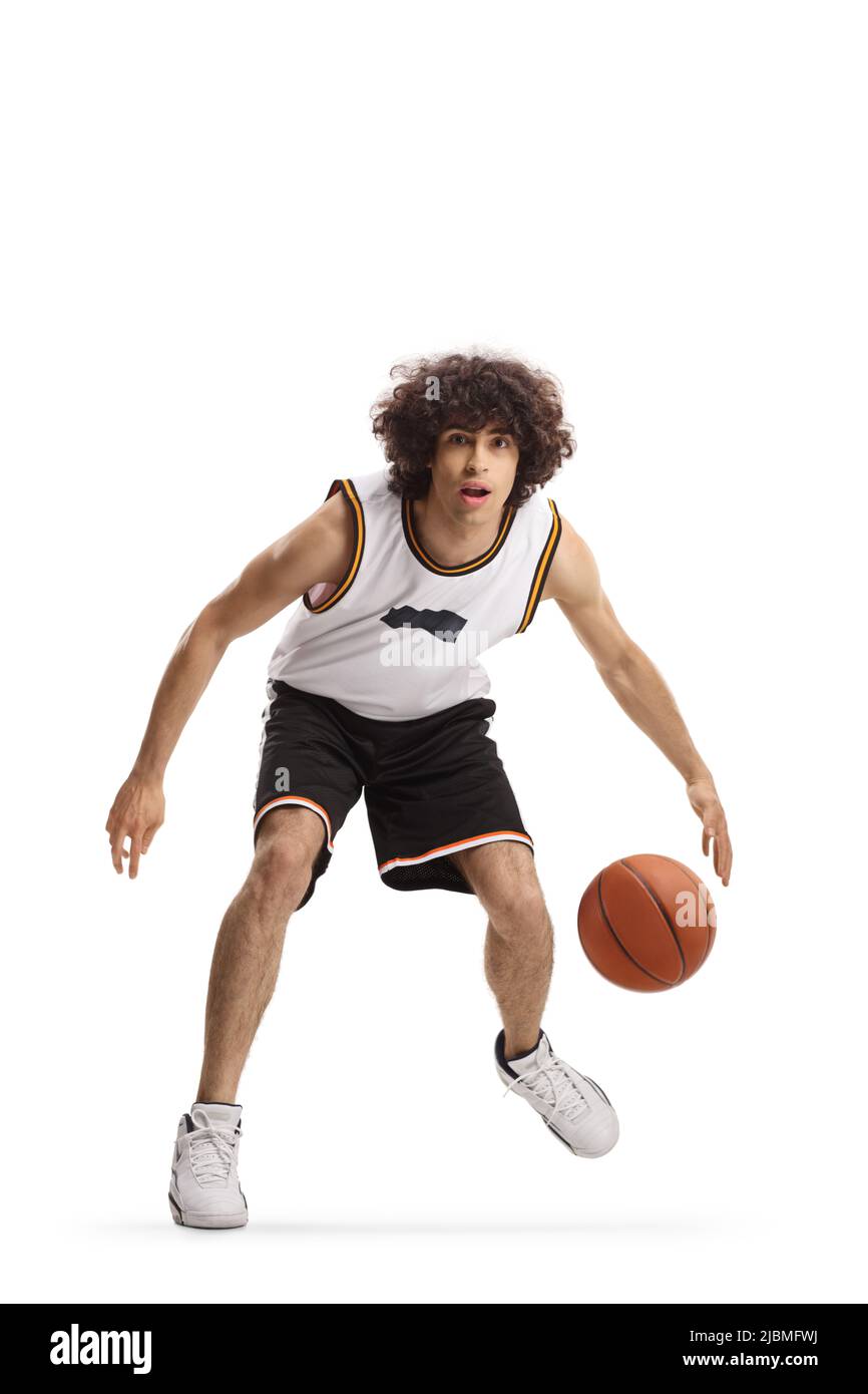 Joven jugando baloncesto Imágenes recortadas de stock - Alamy