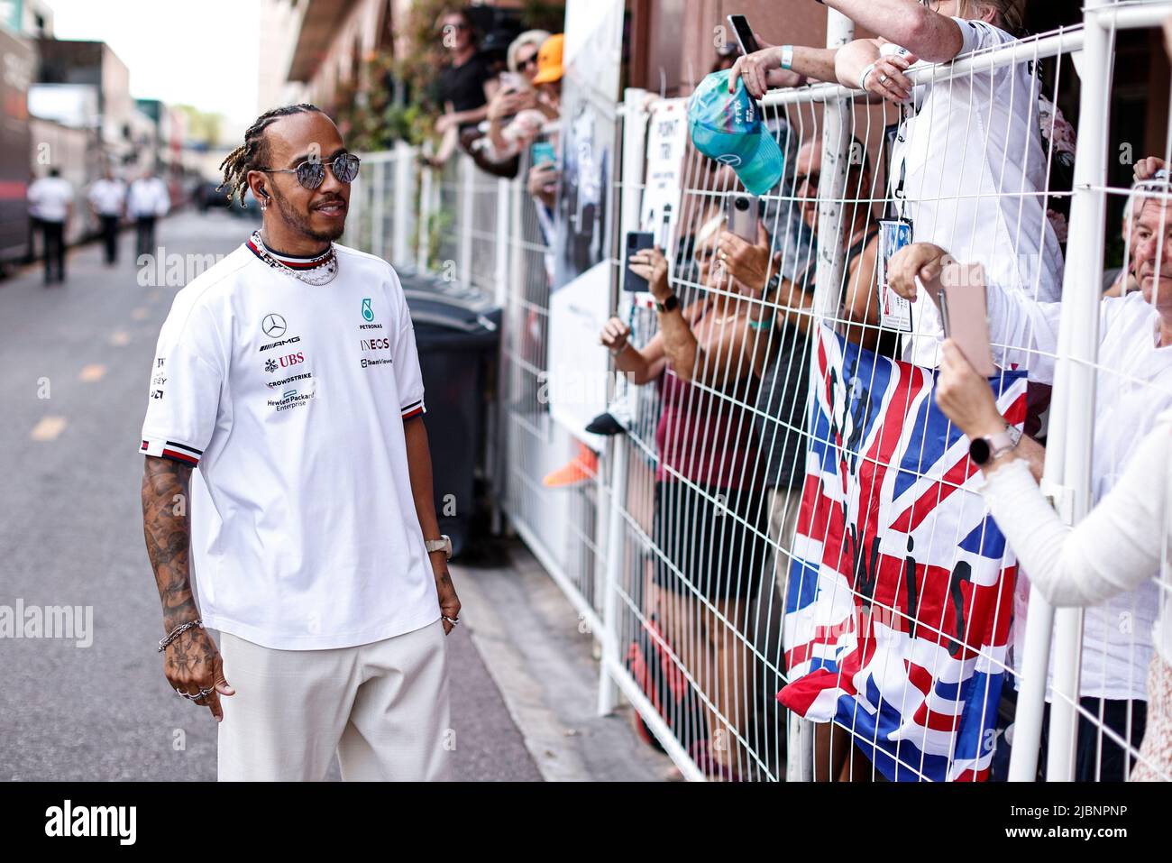 Monte-Carlo, Mónaco. 29th de mayo de 2022. #44 Lewis Hamilton (GBR, Mercedes-AMG Petronas F1 Team), F1 Gran Premio de Mónaco en el Circuit de Monaco el 29 de mayo de 2022 en Monte-Carlo, Mónaco. (Foto por DOS) Crédito: dpa/Alamy Live News Foto de stock