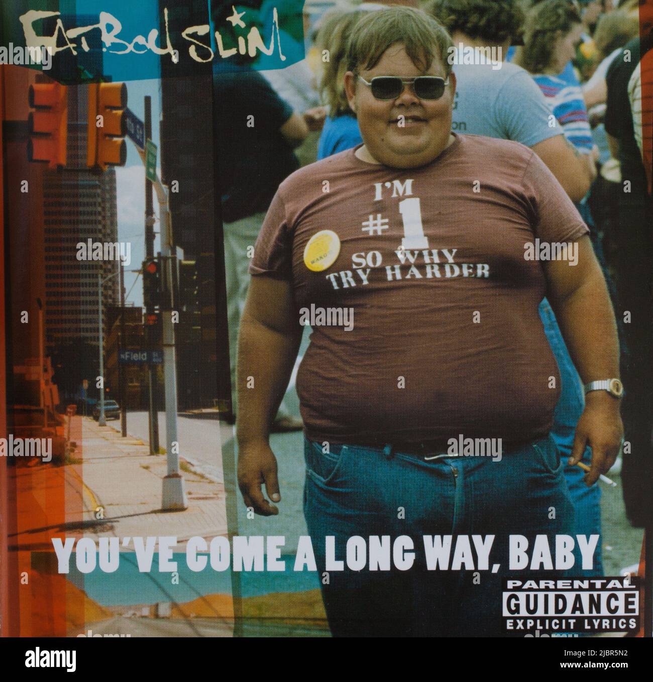 La portada del álbum de cd, you've a Long Way, Baby de Fatboy Slim Foto de stock