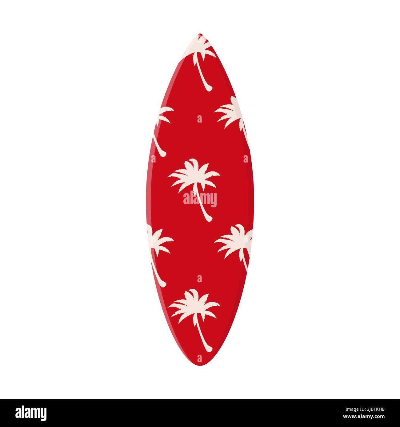 Tabla de surf de dibujos animados con diseño de verano y patrón étnico tabla  de surf con estampado de hojas tropicales llama y relámpagos conjunto de  vectores de tablas de surf actividad