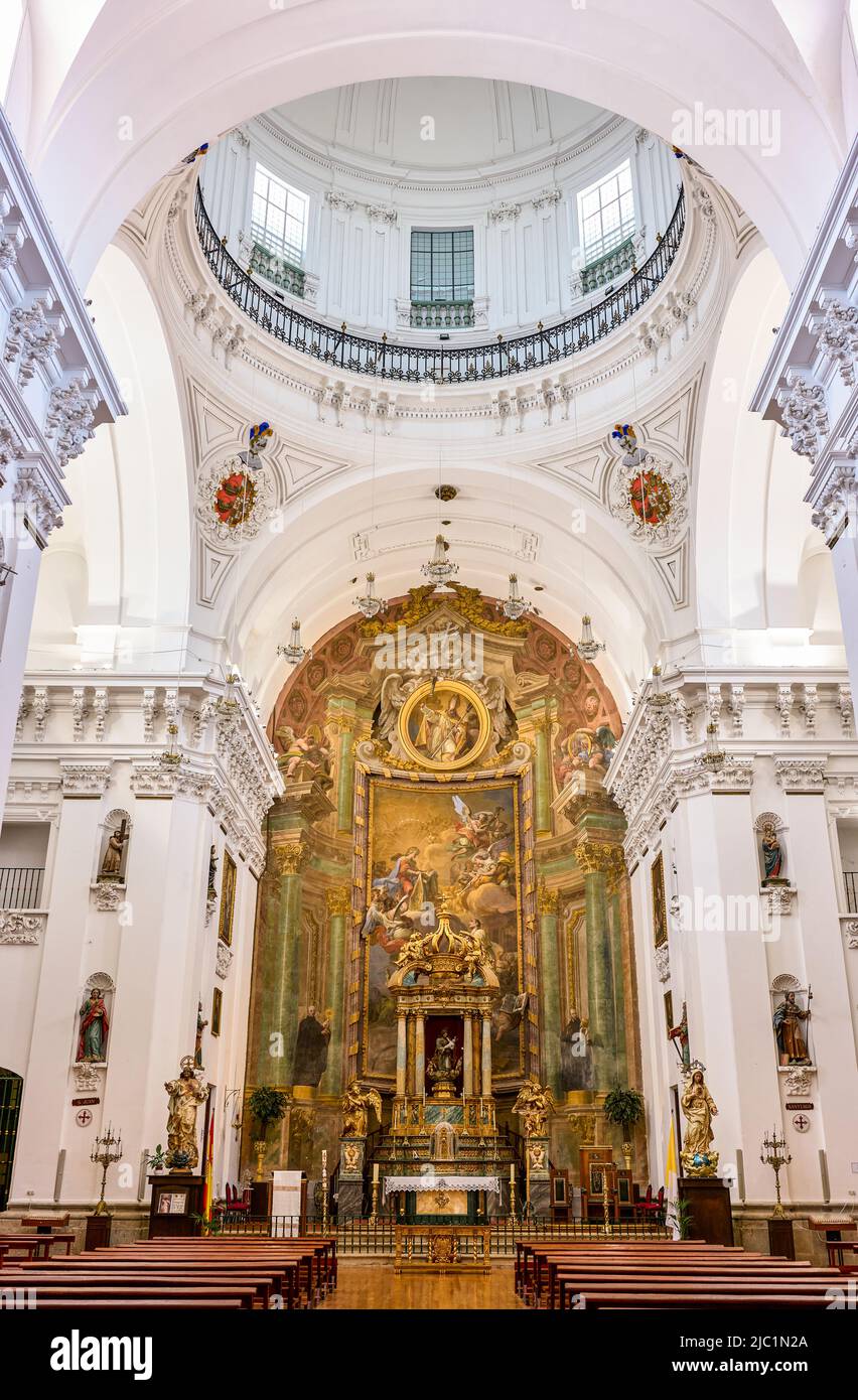 Iglesia de San Ildefonso, los jesuitas. Centro de Toledo, Castilla La Mancha, España. Foto de stock