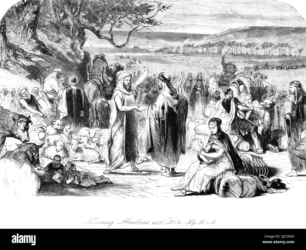 Conflicto de Abraham y Lot, Biblia, Antiguo Testamento, Primer Libro de