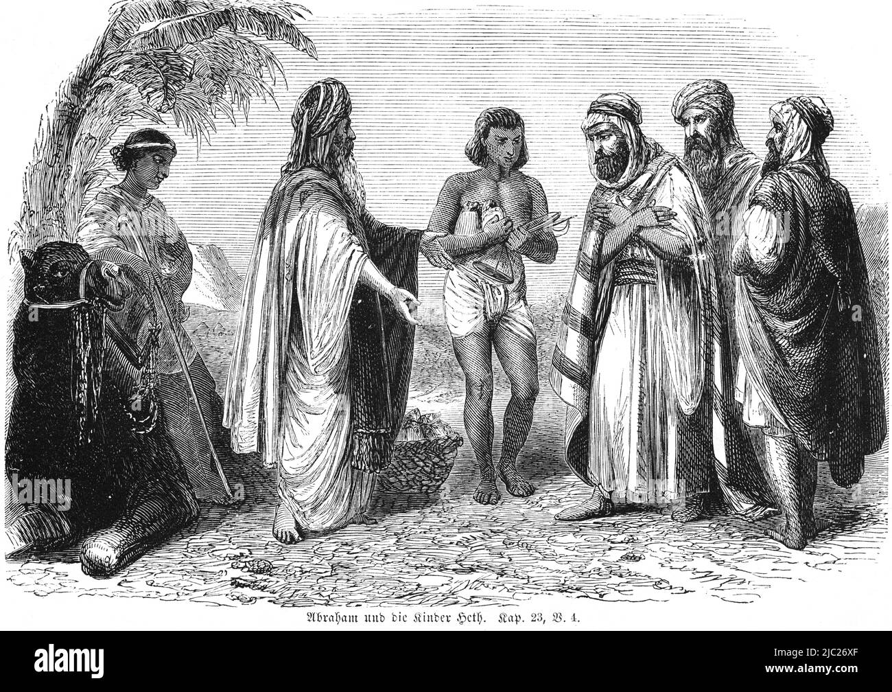 Abraham y los hijos de Heth, Biblia, Antiguo Testamento, Primer Libro