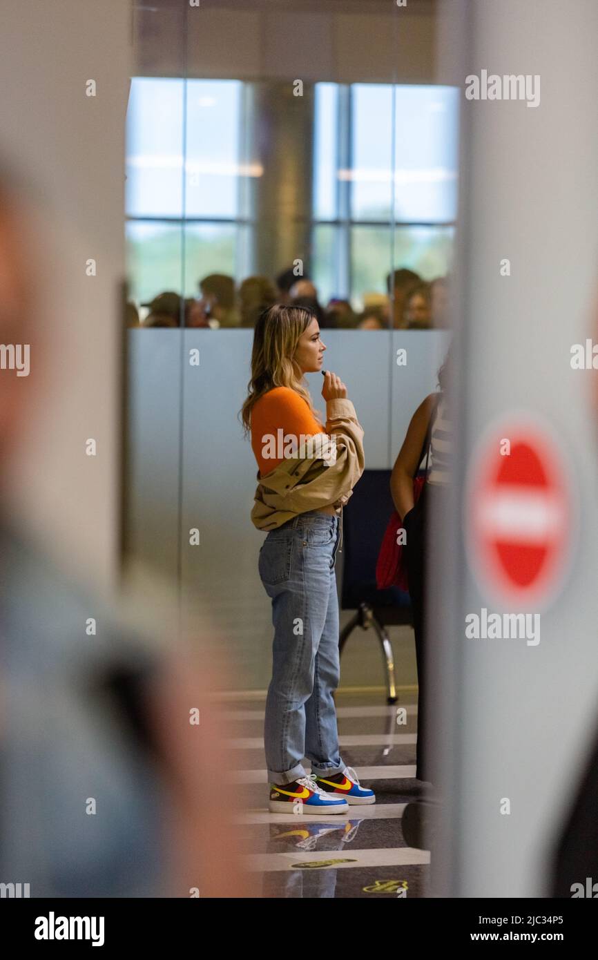 Diletta Leotta llega a Zadar, Croacia 09.06.2022., Zadar - La
