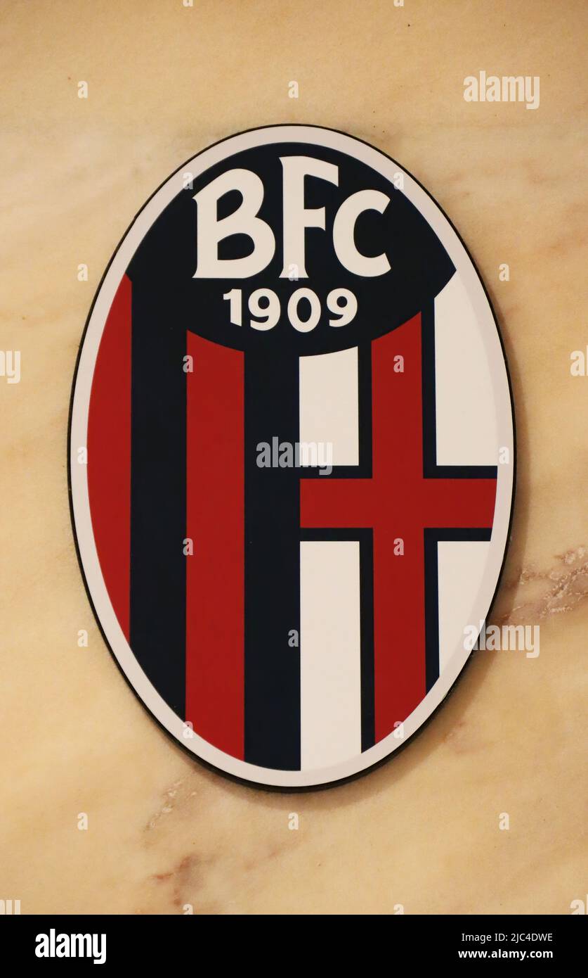 Emblema del Club de Fútbol de Bolonia 1909. Federación de Fútbol de  Bolonia. Italia Fotografía de stock - Alamy
