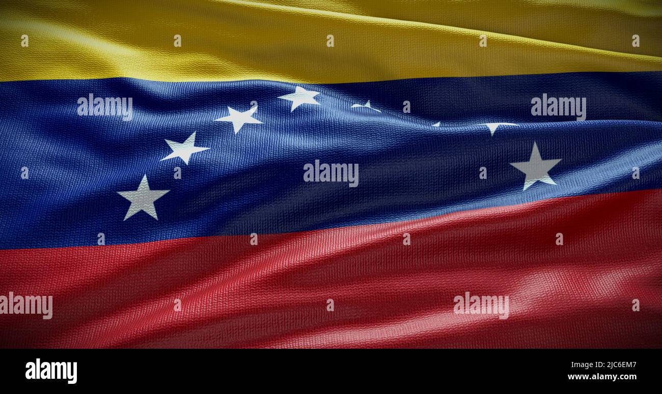 Ilustración de fondo de la bandera nacional de Venezuela. Símbolo del país. Foto de stock