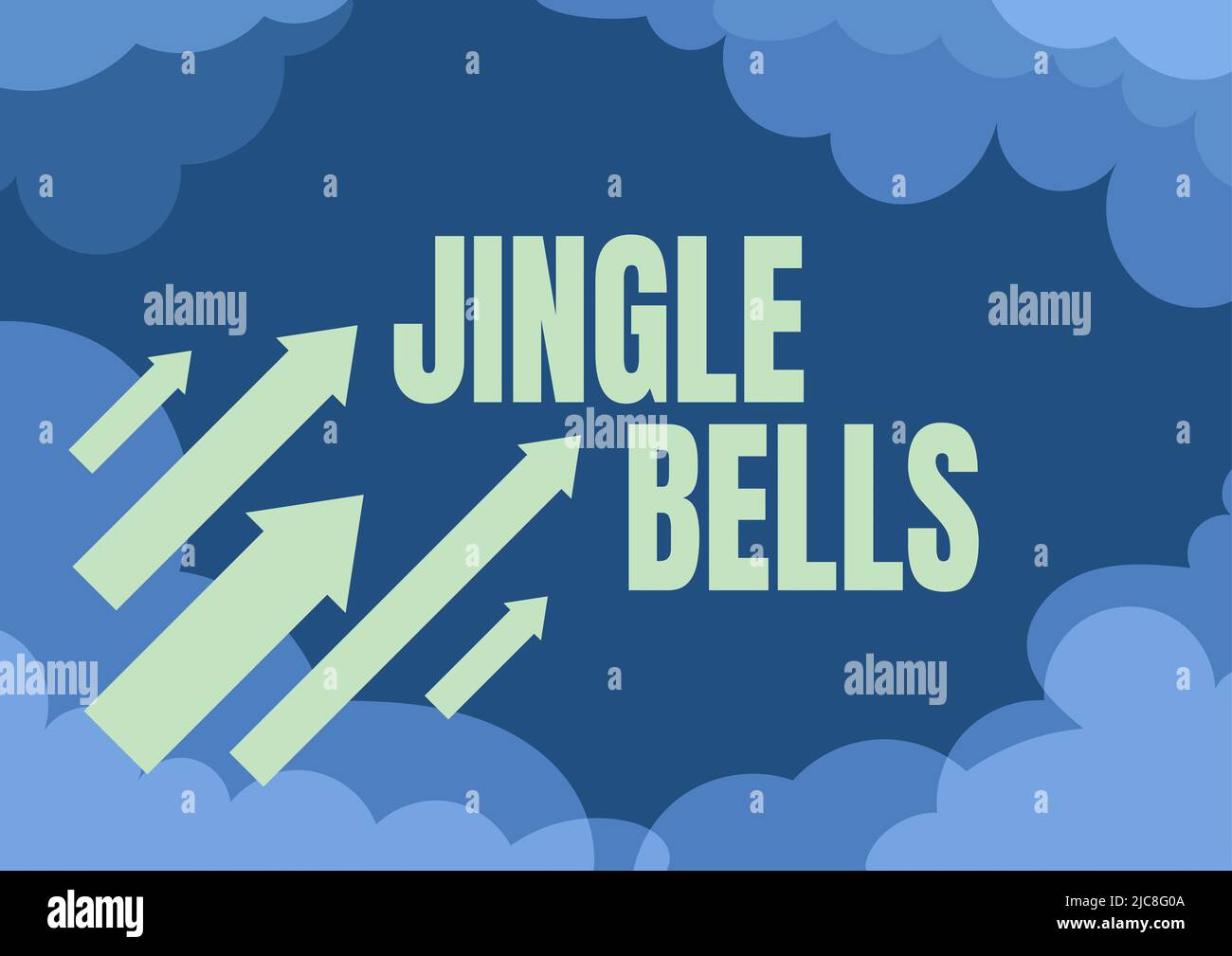 Escritura mostrando texto Jingle Bells. Concepto que significa la más