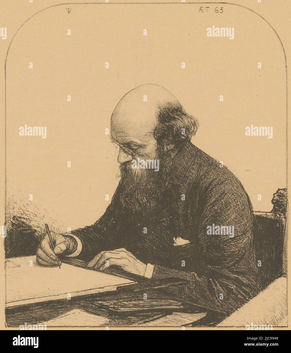 Pierre joseph hubert cuypers sentado dibujo fotografías e imágenes de