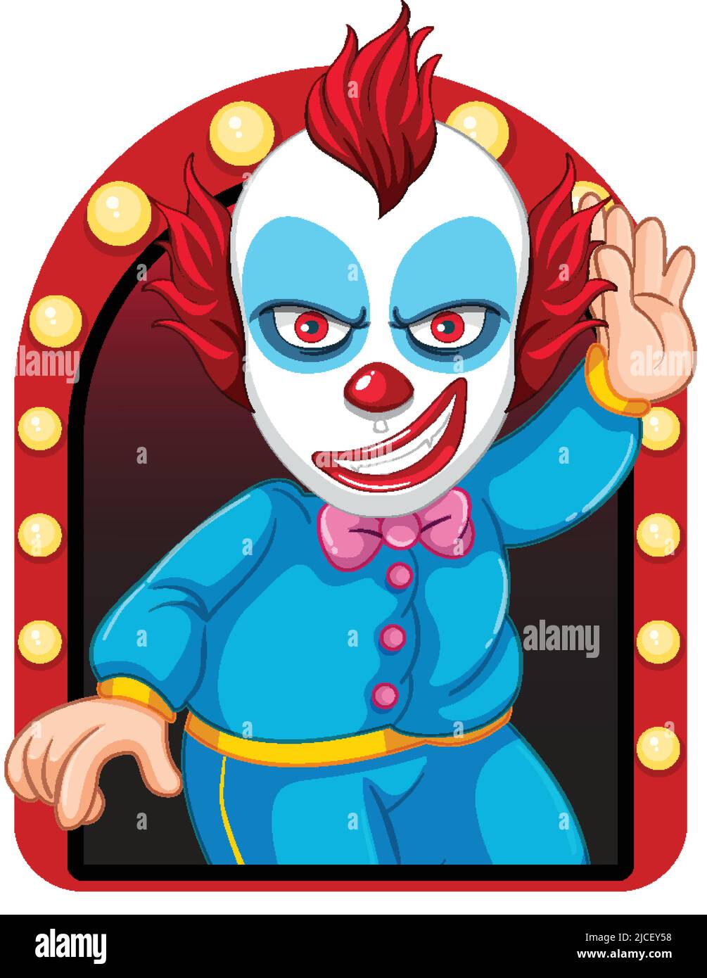 Payaso de dibujos animados con ilustración de nariz roja Imagen Vector de stock - Alamy Payaso de dibujos animados con ilustración de nariz roja Imagen Vector de stock - Alamy