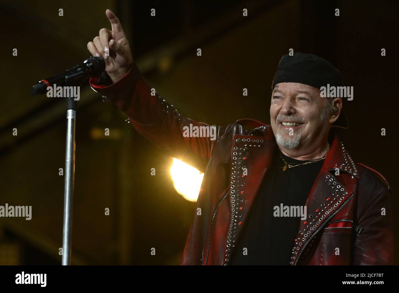 Vasco Rossi durante el concierto, Vasco Live, en el Circo Massimo, 12th ...