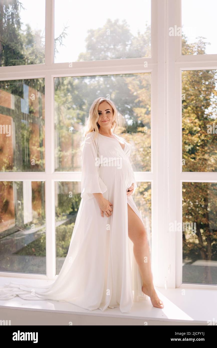 Vestido blanco embarazada new arrivals