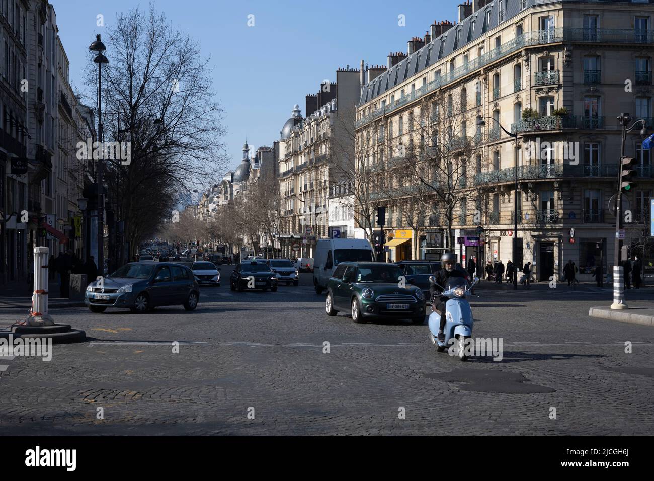 Avenue des Ternes, París, Francia Foto de stock