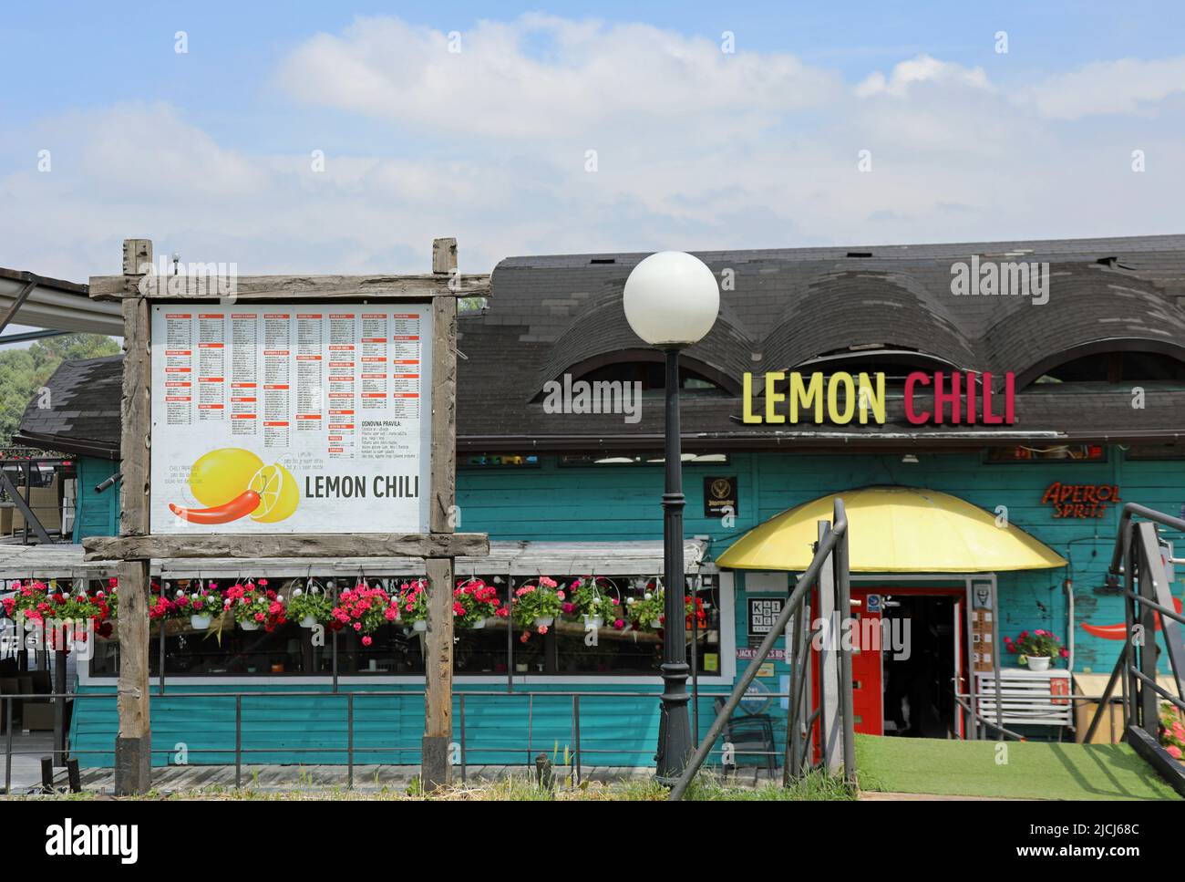 Limón Chili en Belgrado Foto de stock