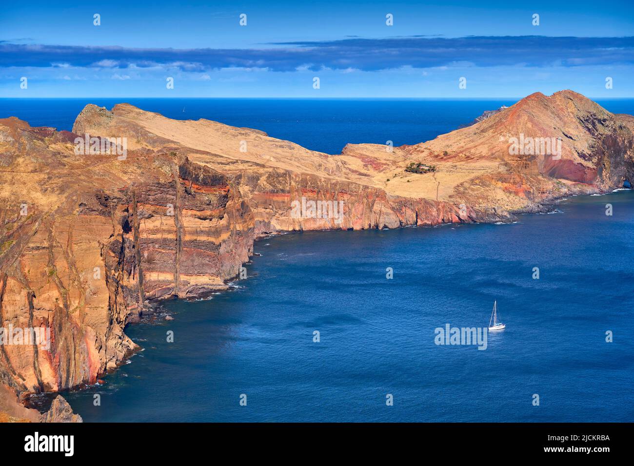 Península de Ponta Sao Lourenco, Isla de Madeira, Portugal Foto de stock