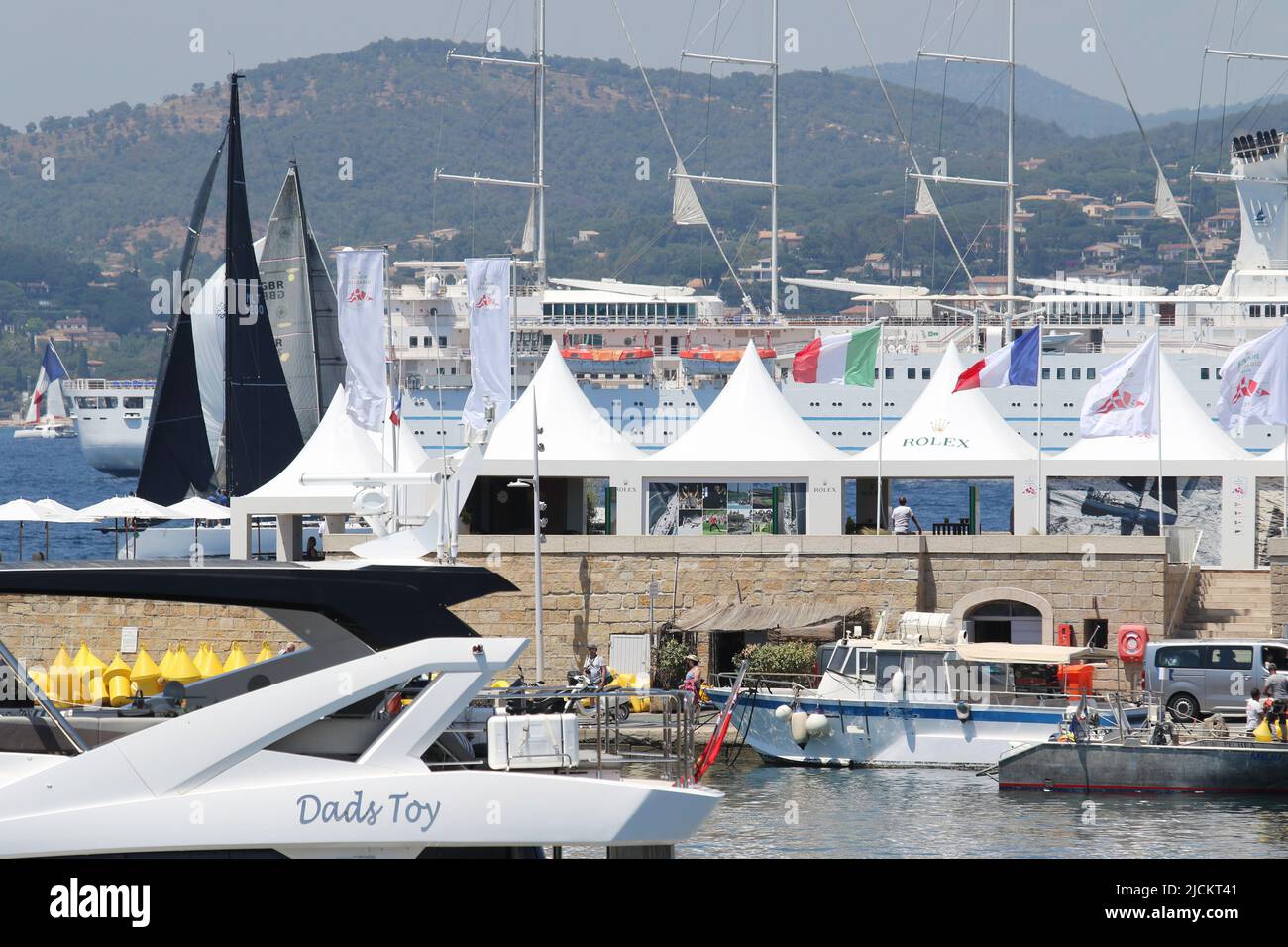 Saint-Tropez, Francia 14 de junio de 2022.La Giraglia Rolex Cup es una  regata mediterránea que lleva el nombre de la isla de Giraglia y se celebra  anualmente desde 1953. Crédito Ilona Barna