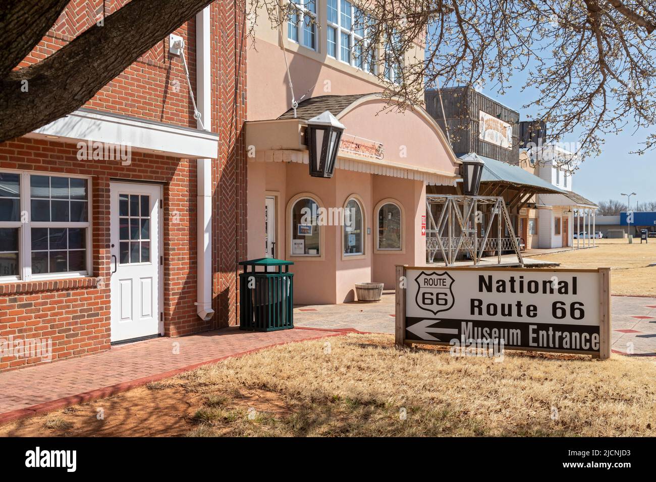 Elk City, Oklahoma El complejo de museos de la Ruta Nacional 66. Esta