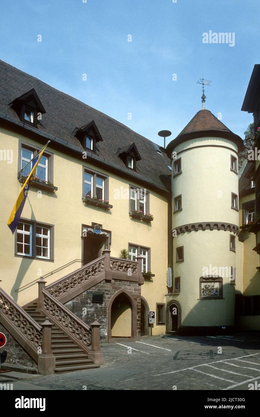 Museo del Condado (Grafschaftsmuseum) en 1982, Wertheim am Main, Baden-Württemberg, Alemania Foto de stock