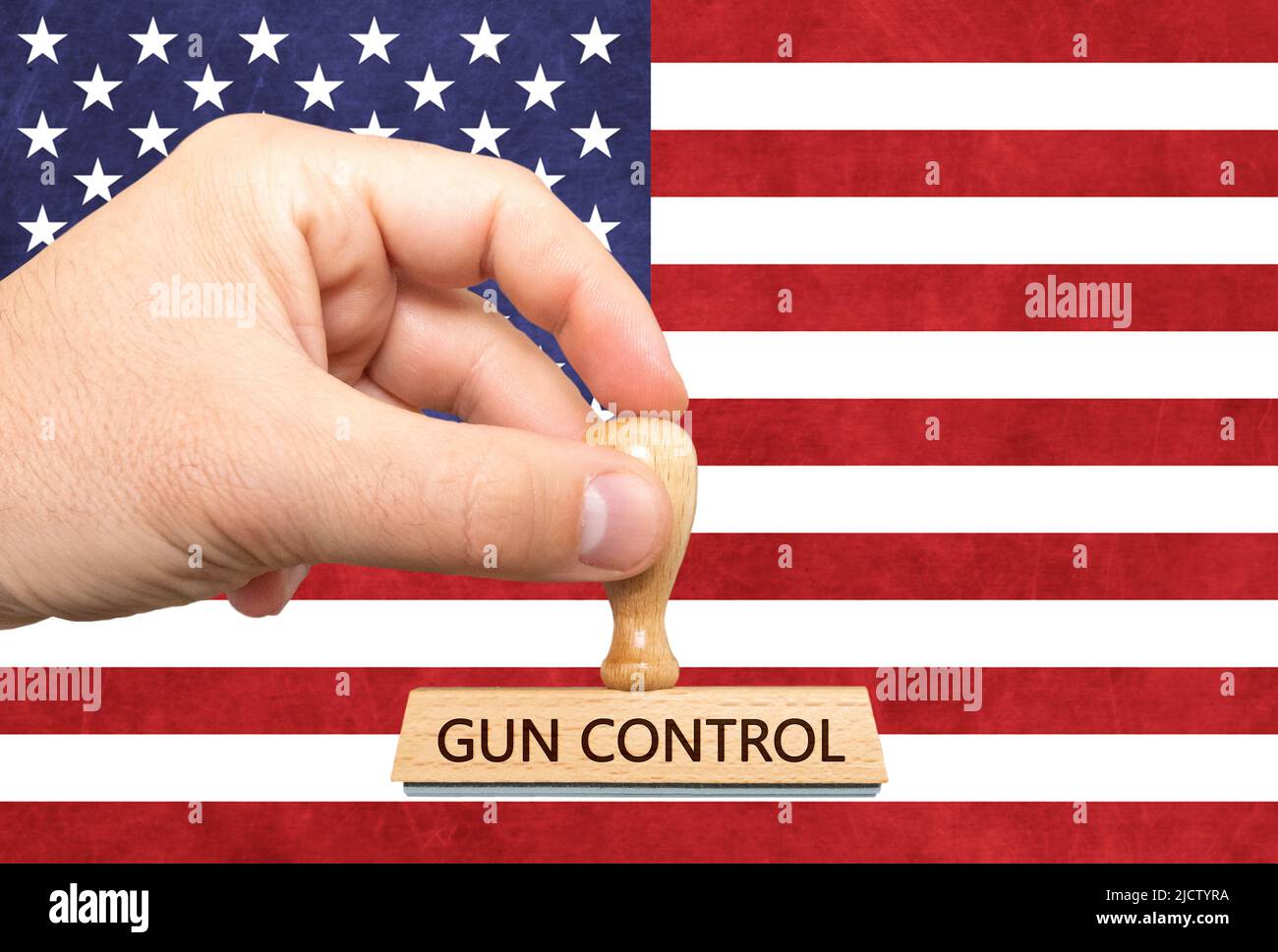 Control de armas en Estados Unidos de América Foto de stock